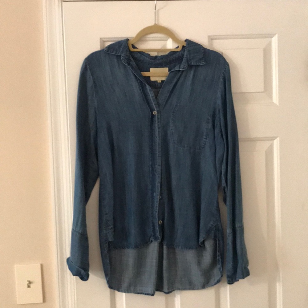 Anthro chambray button down